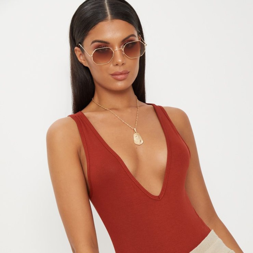 NWT Plunge Bodysuit